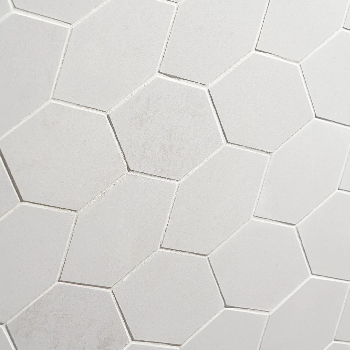 Bond Palladium Light Gray Foliage Matte Porcelain Mosaic Tile