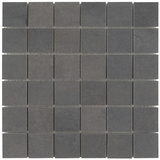 Bond Venom Black Charcoal 2x2 Matte Porcelain Mosaic Tile
