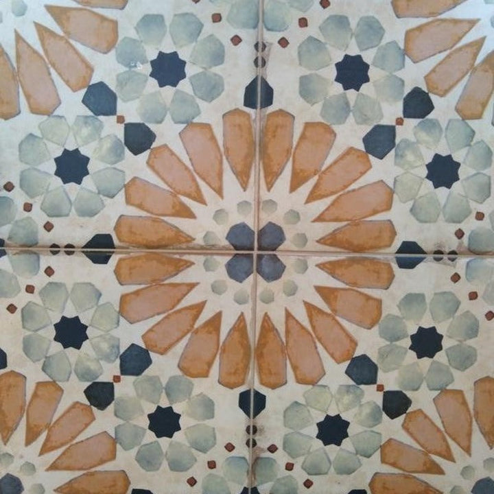 Bordeaux Jardin Botanique 8 in. x 8 in. Matte Glazed Porcelain Floor and Wall Tile (5.60 sq. ft./Case)