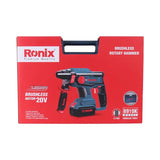 RONIX Brushless Cordless Rotary Hammer Impact Drill Ronix 8910 Model Brushless Rotary Hammer Machine