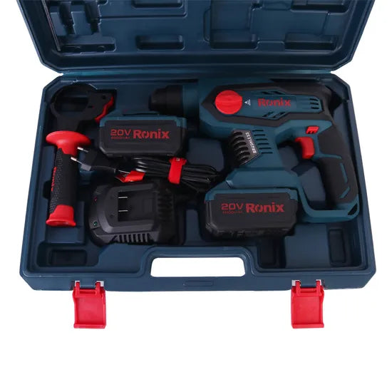 RONIX Brushless Cordless Rotary Hammer Impact Drill Ronix 8910 Model Brushless Rotary Hammer Machine