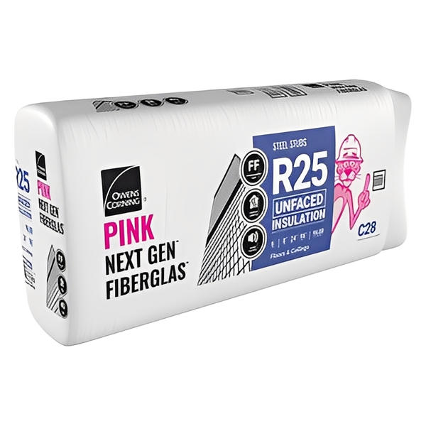 Owens Corning R-25 Unfaced Fiberglass Insulation Batts (All Sizes) image 2