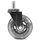 3 in. Polyurethane Replacement Office Chair Swivel Caster Wheels (5-Pack)