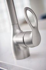 Moen Kleo Single-Handle Pull-Down Kitchen Faucet with Reflex and Power Clean, Spot Resist Stainless