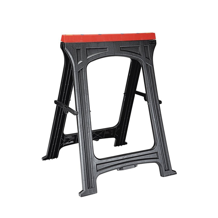 CENTRAL MACHINERY 31 in. PVC Folding Sawhorse, 350 lb. Capacity