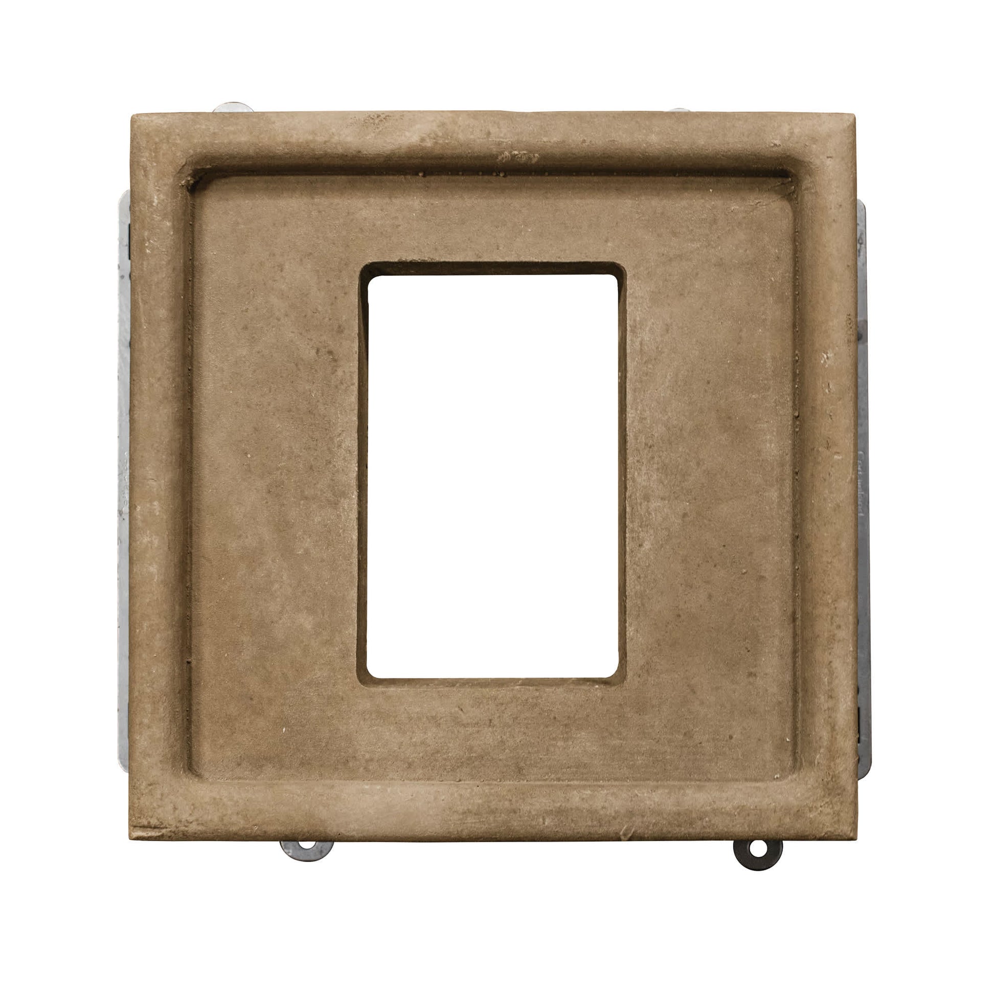 CertainTeed STONEfaçade Single Course Electrical Box Brown