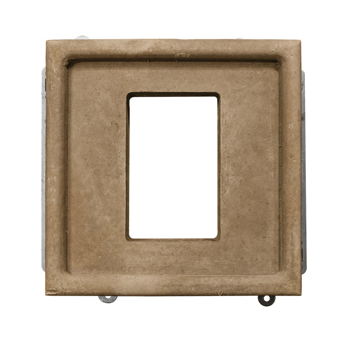 CertainTeed STONEfaçade Single Course Electrical Box Brown