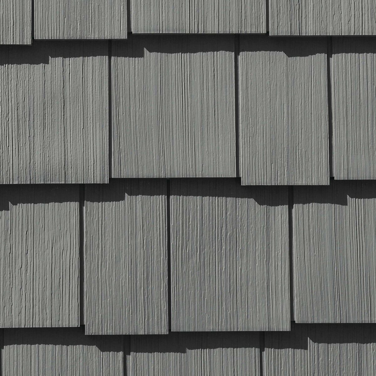 CertainTeed Cedar Impressions D7 Staggered Perfection Shingle Vinyl Siding Charcoal Gray