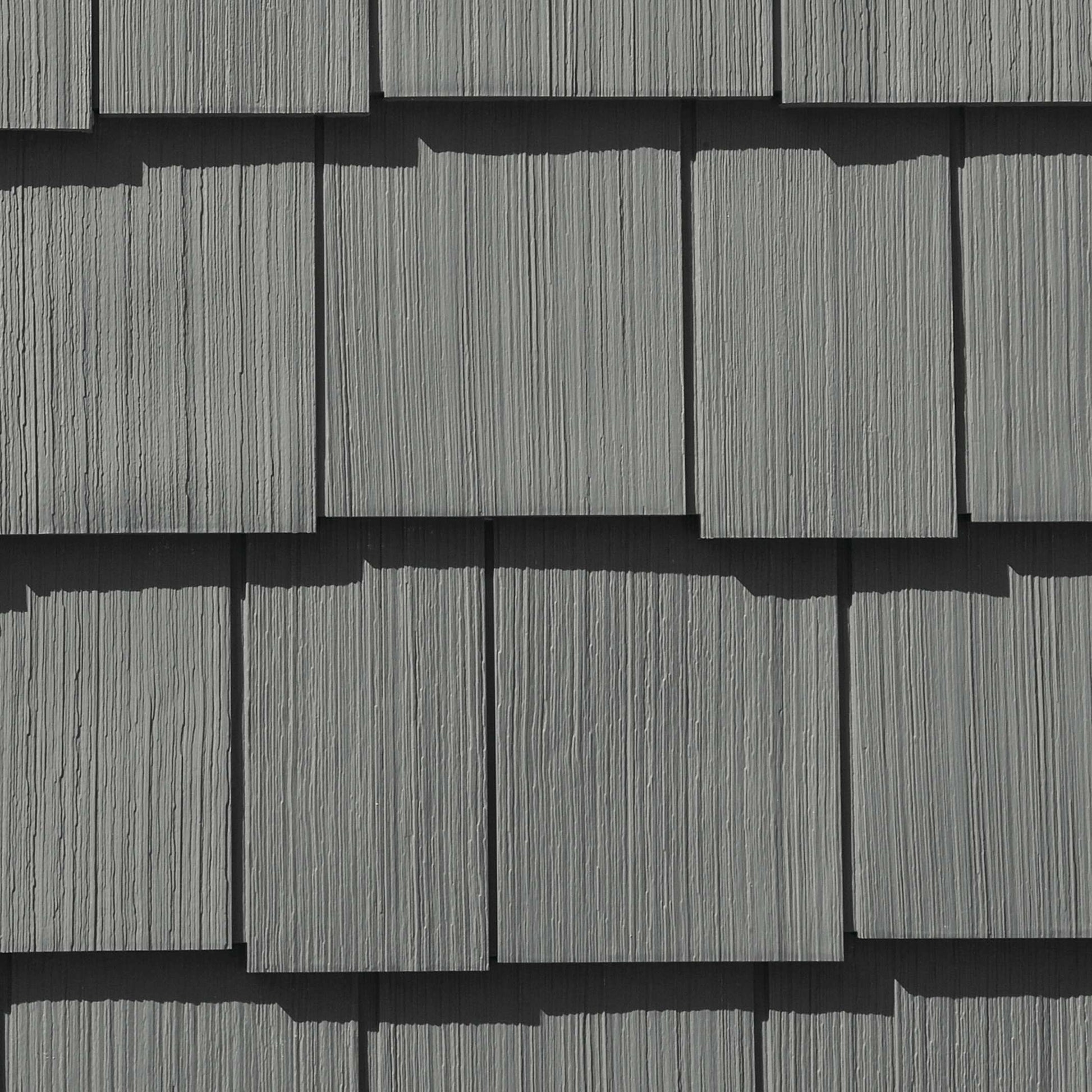 CertainTeed Cedar Impressions D7 Staggered Perfection Shingle Vinyl Siding Charcoal Gray
