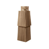 CertainTeed Cedar Impressions D7 Straight Edge Rough Split Mitered Corners Buckskin