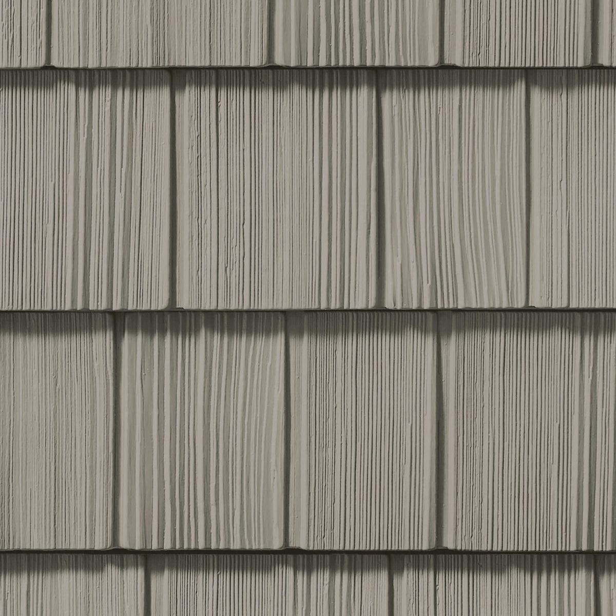 CertainTeed Northwoods S7 Straight Edge Rough Split Shake Vinyl Siding Granite Gray