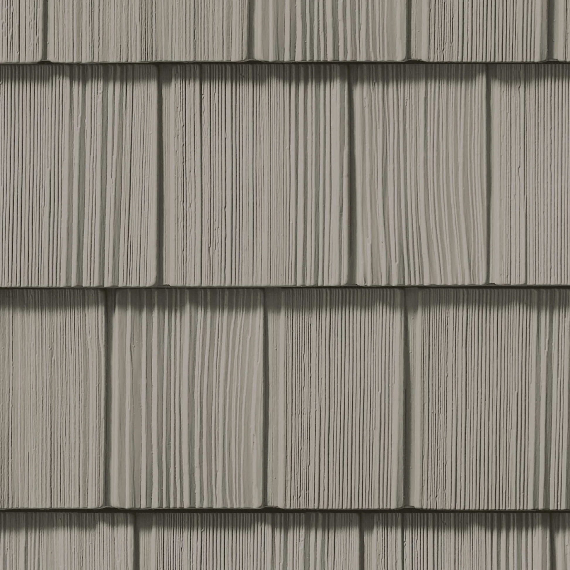 CertainTeed Northwoods S7 Straight Edge Rough Split Shake Vinyl Siding Granite Gray