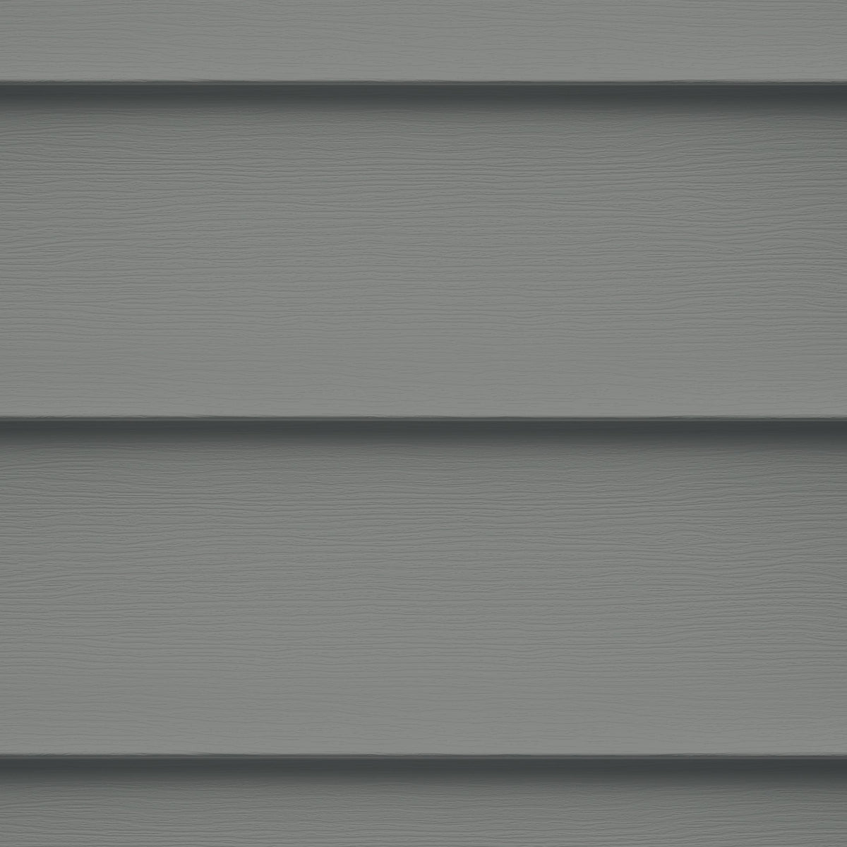 CertainTeed CERTAplank Woodgrain Reinforced S7 Vinyl Siding Charcoal Gray
