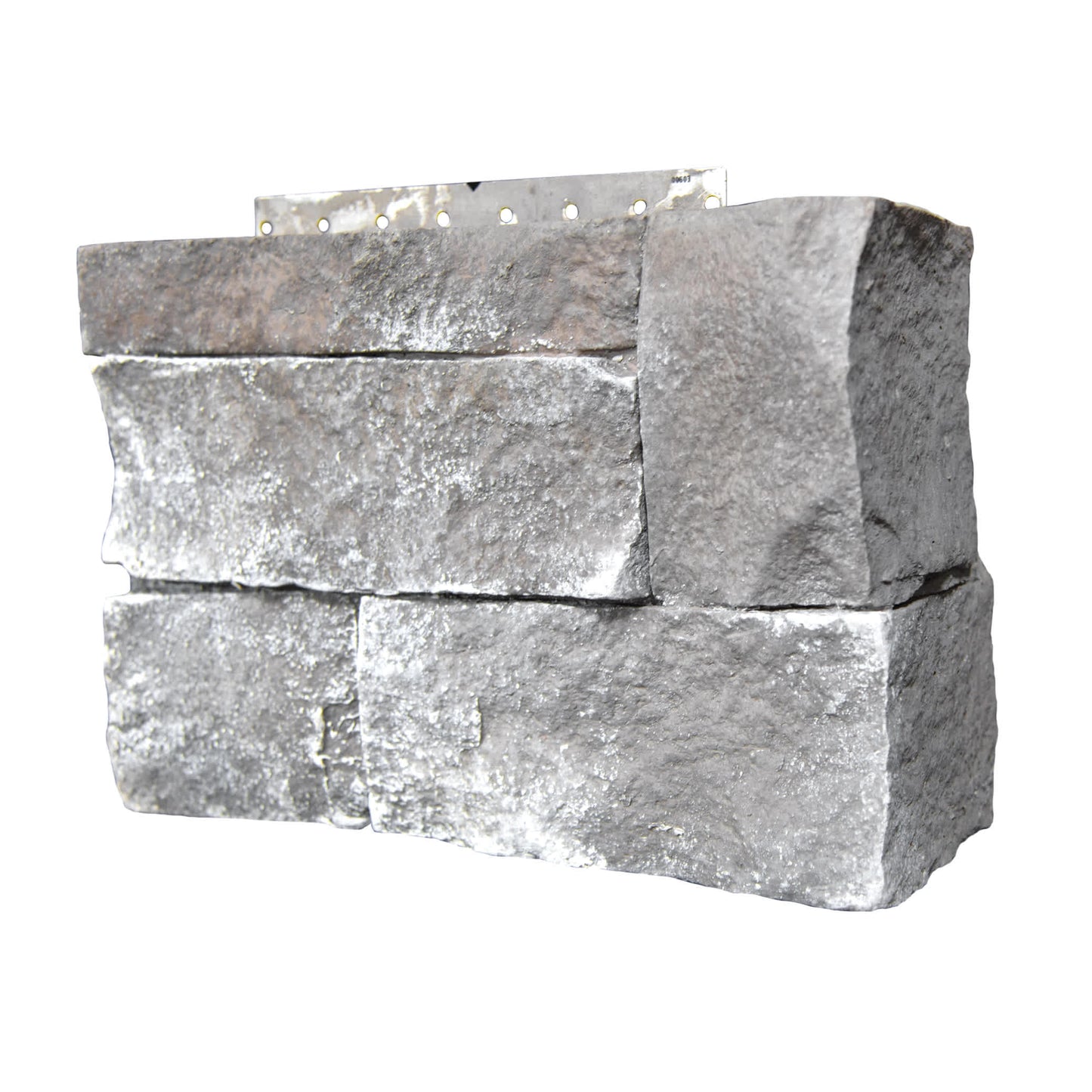 CertainTeed STONEfaçade Ledgestone Corners Adirondack Snowfall 3" x 12" x 8" Right