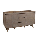 Avanity Coventry 60-in Gray Teak Bathroom Vanity Cabinet