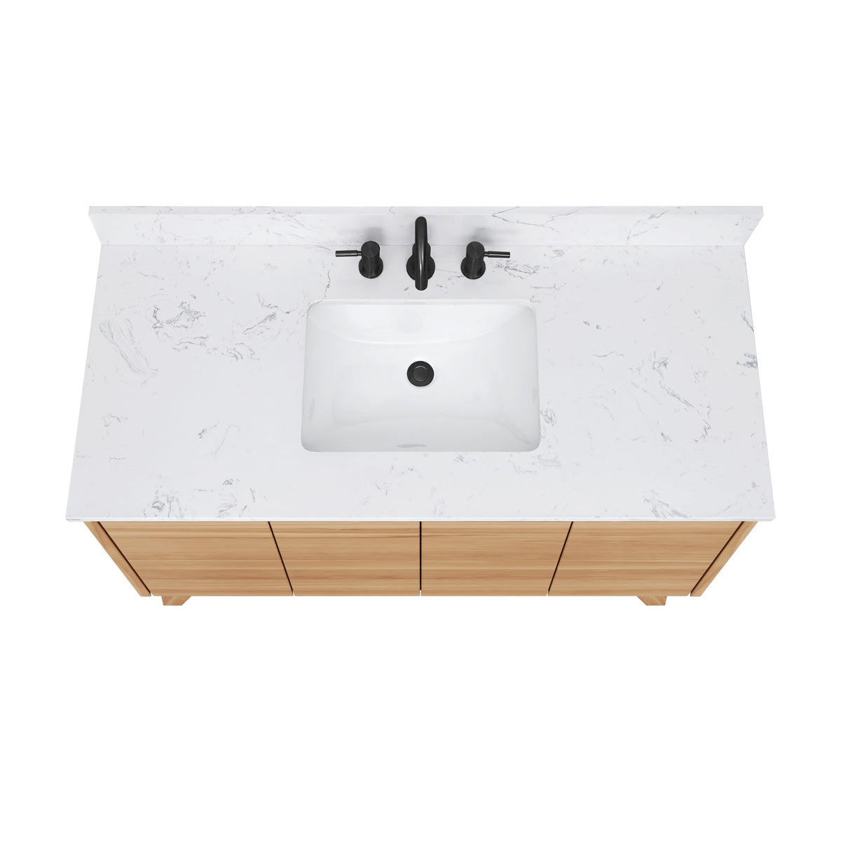 Avanity Coventry 48-in Natural Teak Bathroom Vanity Cabinet