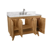 Avanity Coventry 48-in Natural Teak Bathroom Vanity Cabinet
