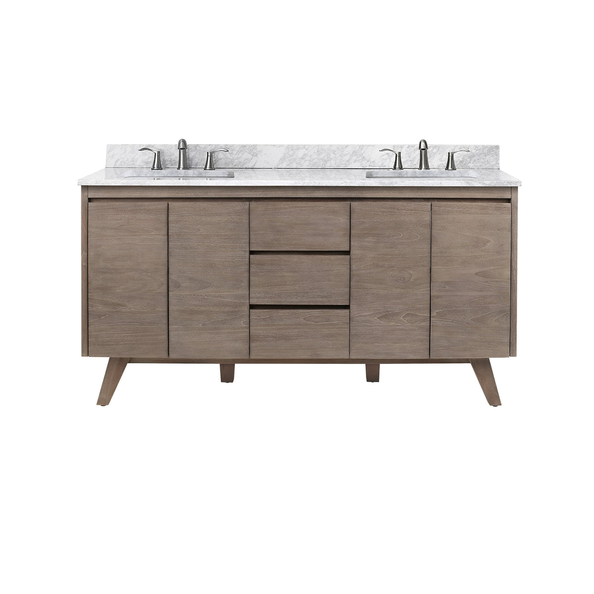 Avanity Coventry 60-in Gray Teak Bathroom Vanity Cabinet