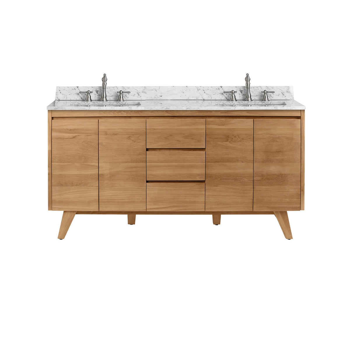 Avanity Coventry 60-in Gray Teak Bathroom Vanity Cabinet