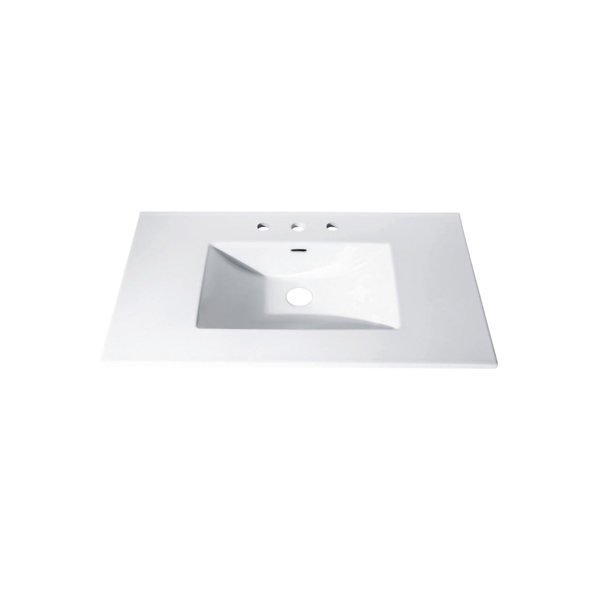 Avanity Loft 25-in White Vitreous China Bathroom Vanity Top