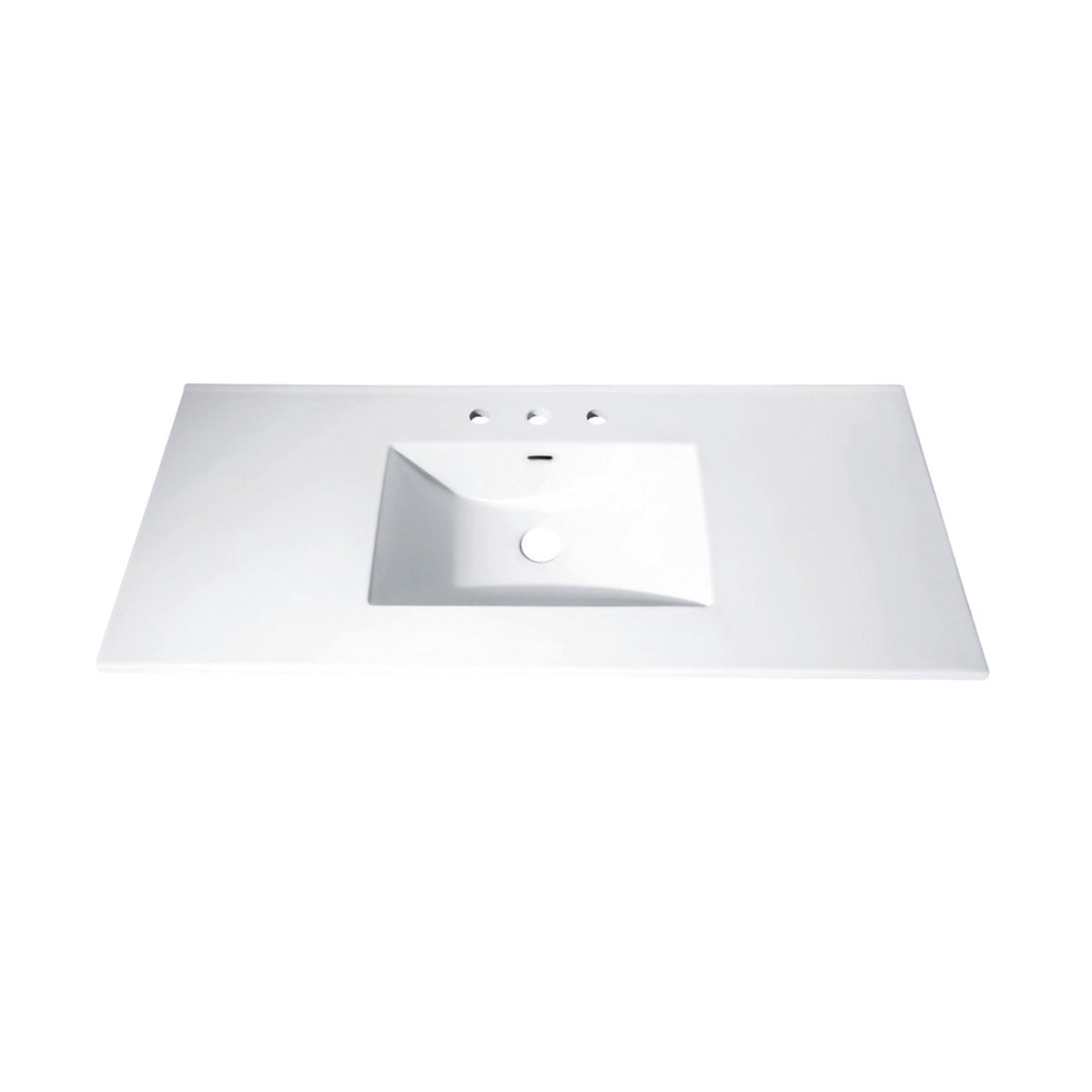Avanity Loft 25-in White Vitreous China Bathroom Vanity Top