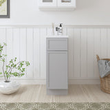 Vanity Art 12 in. W x 21 in. D x 32.5 in. H 3-Drawer Bath Vanity Cabinet Only in Blue