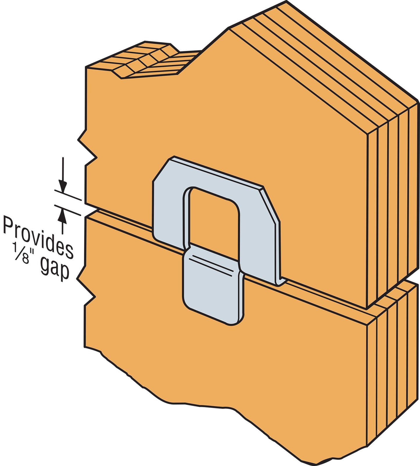 Prime Source 1/2 in Plywood Clips (250 Per Box) - SKU 15PSPC12