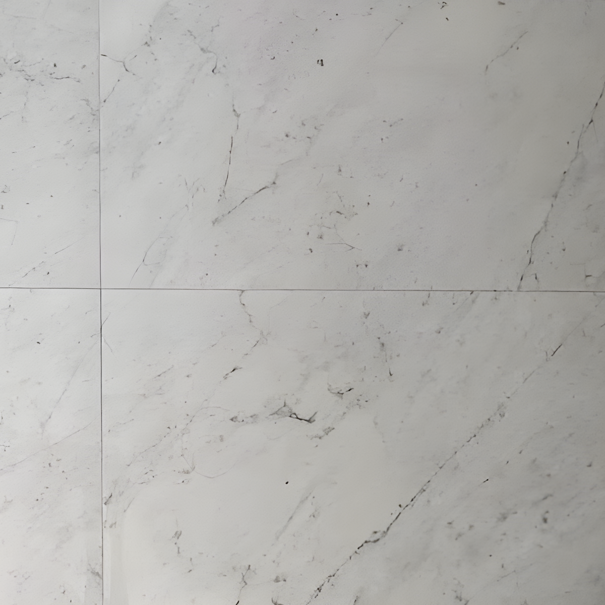 Saroshi Panda White 23.62 in. x 47.24 in. Polished Porcelain Floor and Wall Tile (15.5 sq. ft./Case)