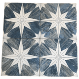 Cassis Stella Black Night 9-3/4 in. x 9-3/4 in. Porcelain Floor and Wall Tile (10.88 sq. ft./Case) - Super Arbor