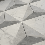 Classico Carrara Hexagon 7 in. x 8 in. Porcelain Floor and Wall Tile (7.5 sq. ft./Case) - Super Arbor