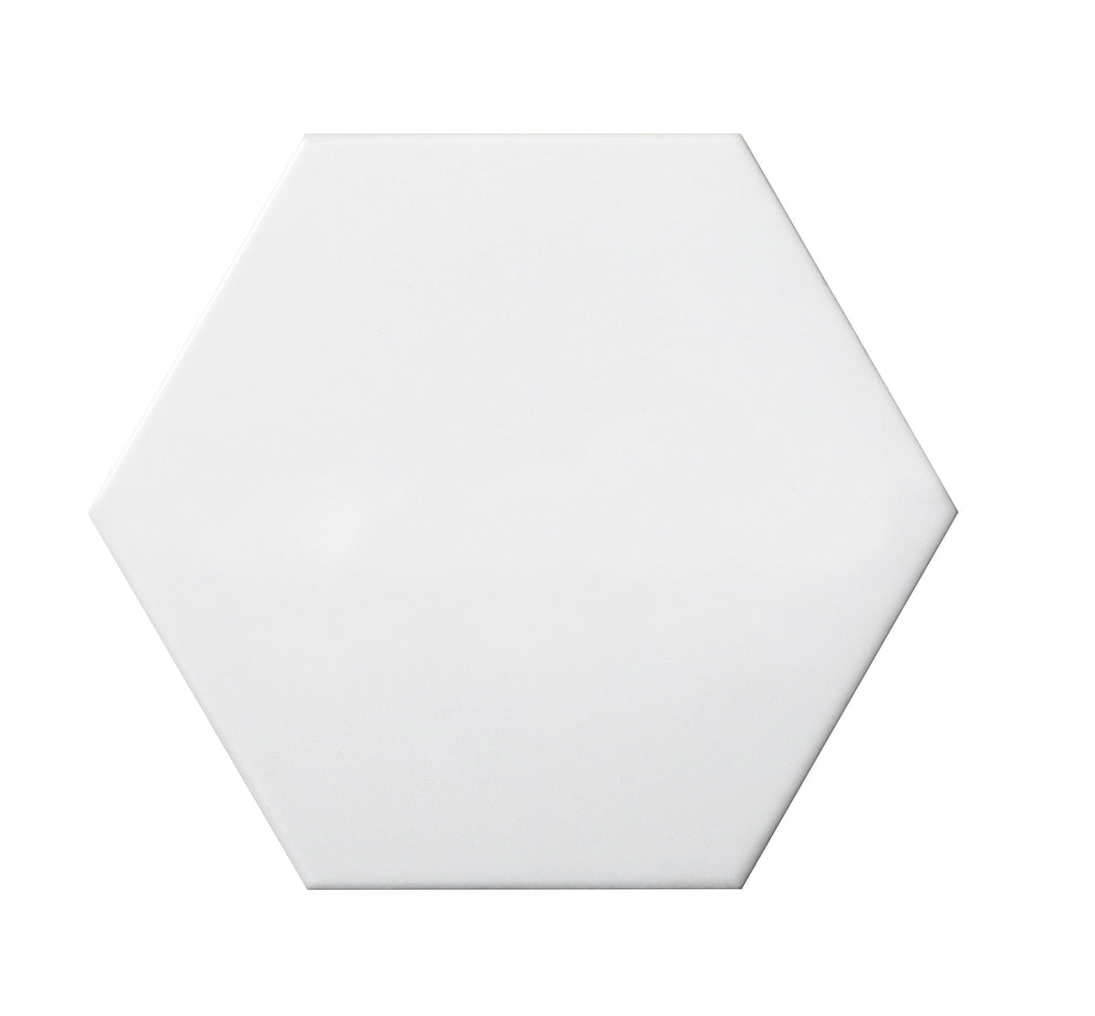 Emser Code White Hex/Wedge/Trapezoid Glazed Ceramic & Porcelain Wall Tile Collection – Multiple 4x9, 5x6, 6x7 Options