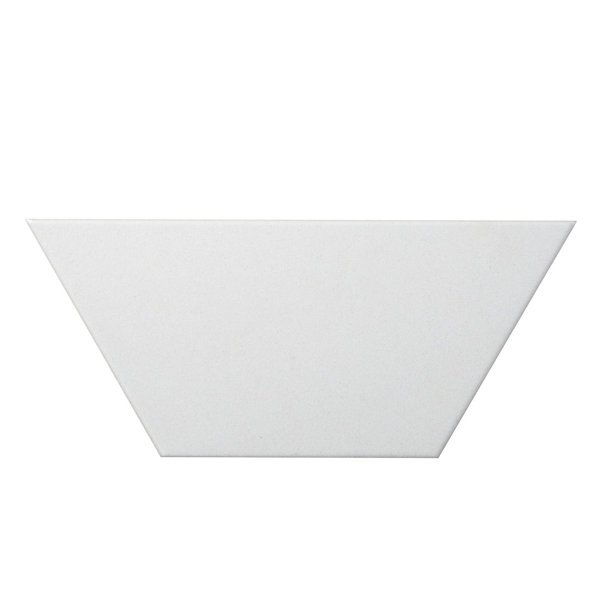 Emser Code White Hex/Wedge/Trapezoid Glazed Ceramic & Porcelain Wall Tile Collection – Multiple 4x9, 5x6, 6x7 Options