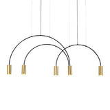 DLSS Lighting Commercial Shop Modern Luminaire Antique Iron Aluminum LED Pendant Lamp