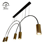 DLSS Lighting Commercial Shop Modern Luminaire Antique Iron Aluminum LED Pendant Lamp