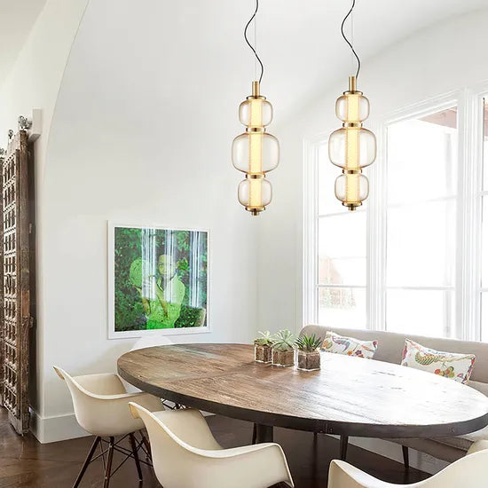 DLSS Lighting Contemporary Style Pendant Lamp Interior Decor Lighting Iron LED Chandelier