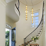 DLSS Lighting Contemporary Style Pendant Lamp Interior Decor Lighting Iron LED Chandelier
