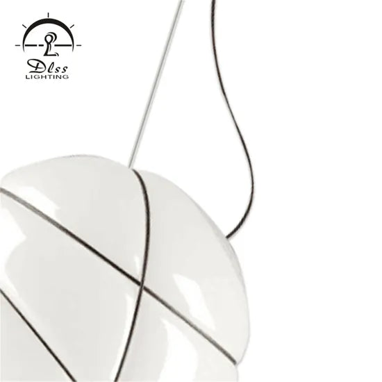 DLSS Lighting Contemporary Style Single Glass Globe Pendant Lamp for Restaurant