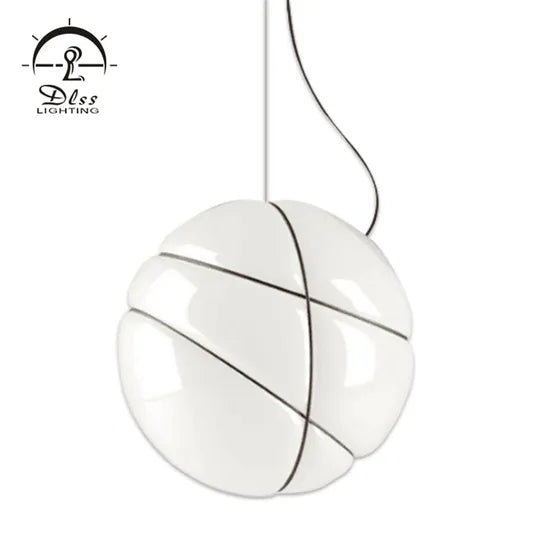 DLSS Lighting Contemporary Style Single Glass Globe Pendant Lamp for Restaurant