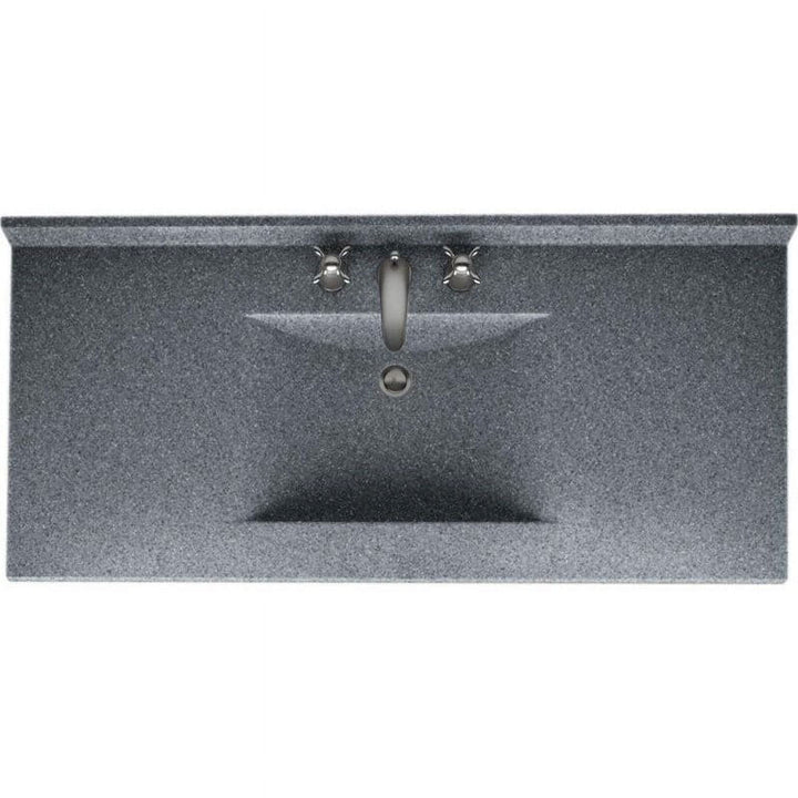 Swan Contour 49 in. W x 22 in. D Solid Surface Vanity Top with Integrated Sink in Night Sky