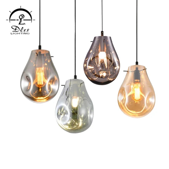 DLSS Lighting Co., Ltd. Creative Glass Shade LED Lamp for Hotel Decor Indoor Pendant Lighting