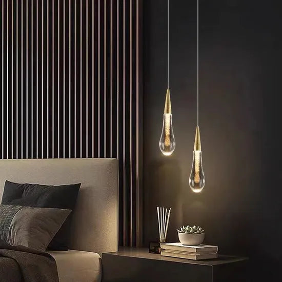 DLSS Lighting Crystal Big Chandelier Lamp Luminaire LED Pendant Lamp