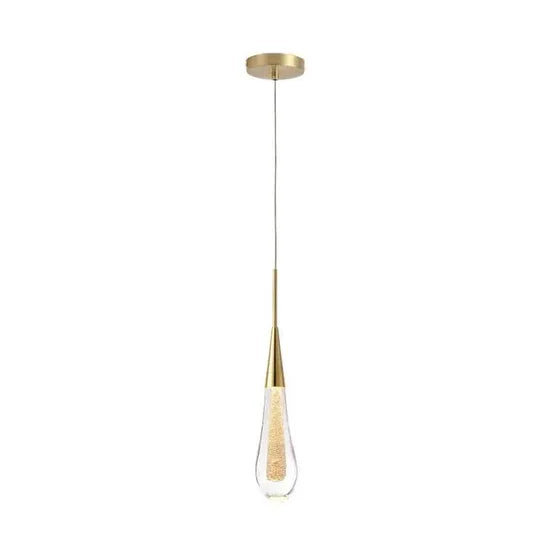 Dlsslighting Crystal LED Simple Hotel Stairway Chandelier