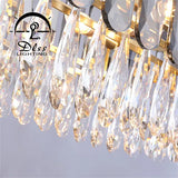 DLSS Lighting Crystal Restaurant Living Room Oval Pendant Lamp