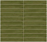 Daltile Artcrafted Fern 11-1/2 in. x 10 in. Glazed Ceramic Straight Joint Mosaic Tile (8.3 sq. ft./case)
