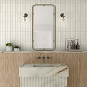 Daltile Artcrafted Coconut 3 in. x 12 in. Glazed Ceramic Wall Tile (10.12 sq. ft./case)