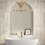 Daltile Calligo Tusk 12 in. x 24 in. Glazed Ceramic Fluted Wall Tile (15.56 sq. ft./case)