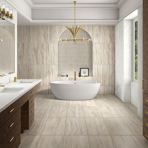 Daltile Calligo Tusk 12 in. x 24 in. Glazed Ceramic Fluted Wall Tile (15.56 sq. ft./case)