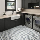Memoir Cosmo Blue 12 in. x 12 in. Glazed Ceramic Floor and Wall Tile (16.49 sq. ft. / Case)