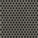Bedrosians 360 Charcoal 12-in x 12-in Matte Penny Round Mosaic Floor & Wall Tile, 3/4-in Rounds (1-sq ft Sheet)