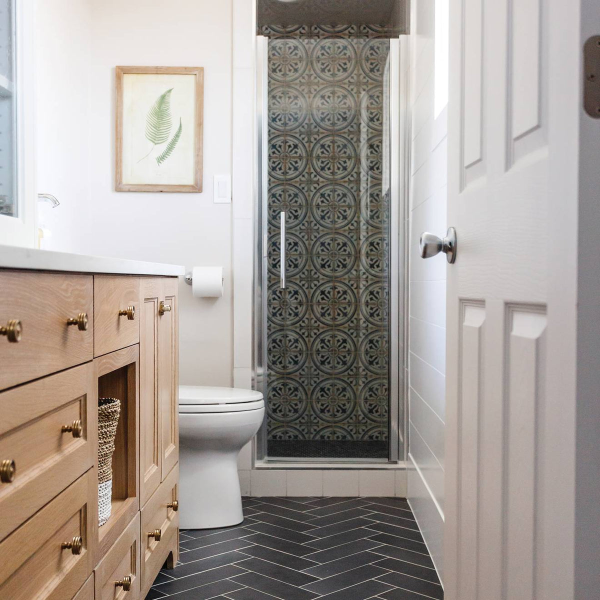 Bedrosians Allora Solid Black 3-in x 24-in Matte Porcelain Patterned Floor and Wall Tile (10.66-sq. ft/ Carton)